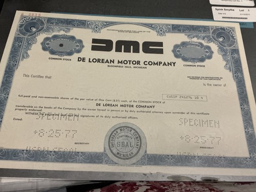 August 1977 de - august, lorean