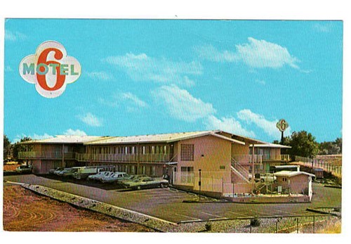 Postcard redding motel 6 - redding,