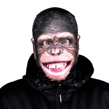 MONKEY 3D EFFECT HALLOWEEN FABRIC FACEMASK FS010