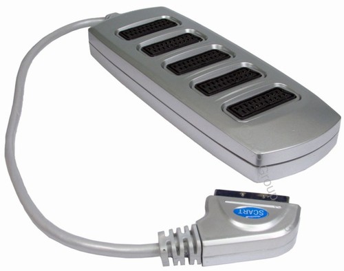 Scart lead switch box - lead, way