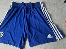 Leeds United 21/22 Away Adidas Shorts Large 36” Waist