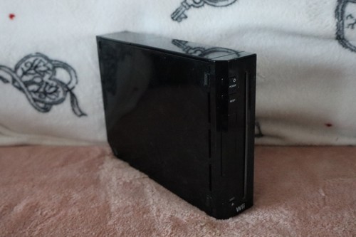 Nintendo wii black console - wii,