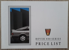 Rover 800 Series Price &