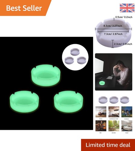 Pack round ashtrays for - 3,