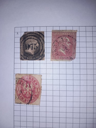 German states classic stamps - states,