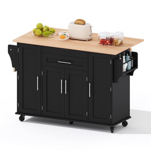 Kitchen island wheels - island, on