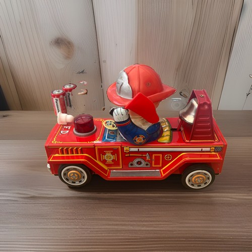 Masudaya flag fire engine - flag,