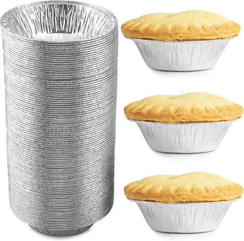 Aluminum pie pans 120pack - pie,