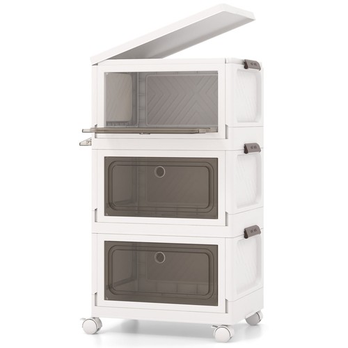 Folding plastic storage - plastic,