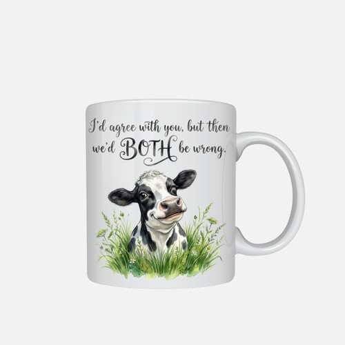 Funny cow mug design - funny,