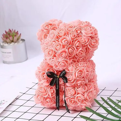 25cm artificial teddy rose - 25cm,