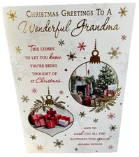 Grandma Christmas card 7x5