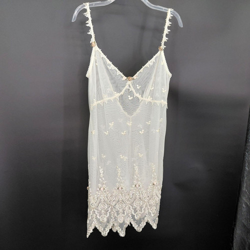 Slip dress women medium white - dress,