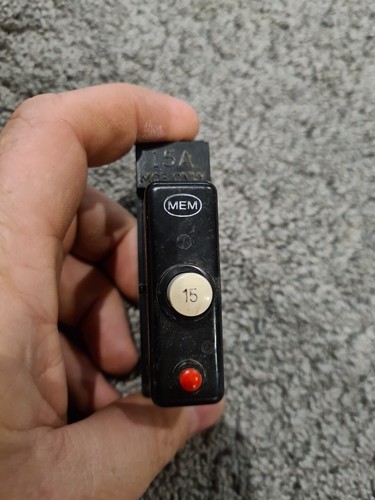 Mem 15a push button - mem, fuse'