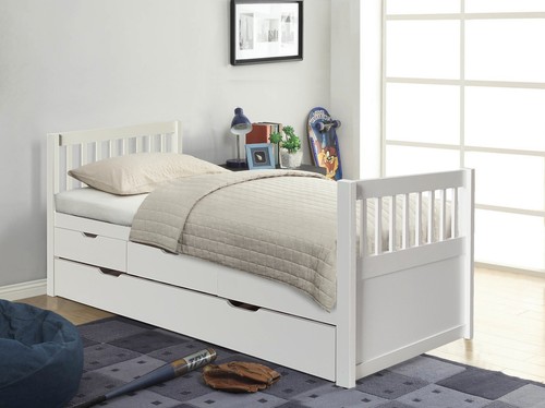 3ft pine trundle bed - pine,
