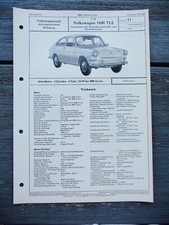 VW Type 3 1600 TLE sedan