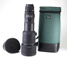 Sigma EX 500mm F4.5 APO HSM Prime Lens for Canon EF  EOS DSLR's F&R Caps & Hood