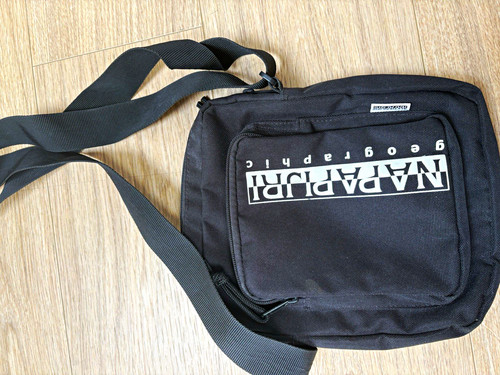 Napapijri black logo - logo, crossbody