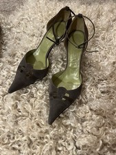 Alberto Zago Beige Mink Shoes UK Size 8 EU 41 Light Wear With Box