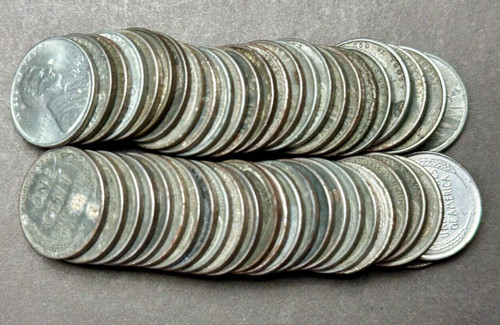 1943 steel lincoln wheat penny - 1943,