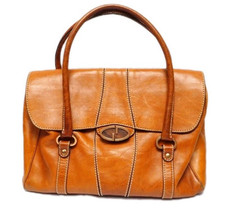 Gucci Women Tote Brown Leather Handbag 