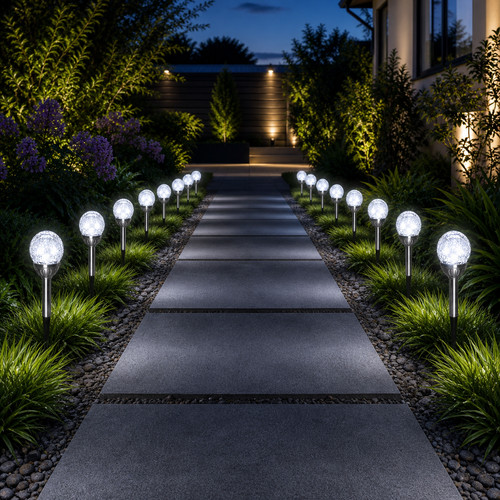 18pk solar garden - garden, lights