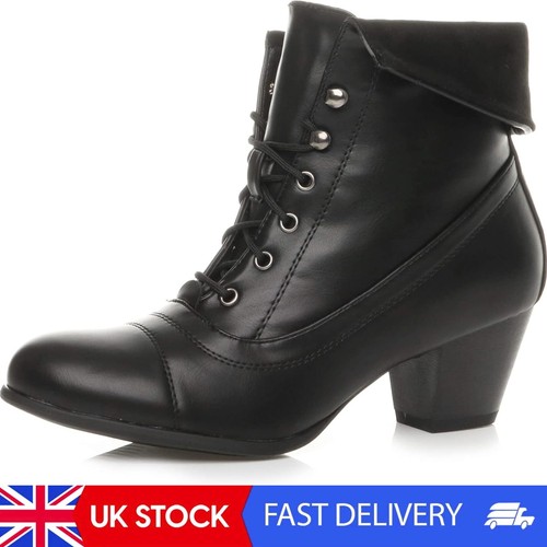 Womens ladies mid - mid, heel