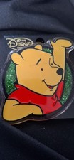 Rare " Winnie The Pooh " Vintage Plastic Sparkle Badge Collectable Large Size