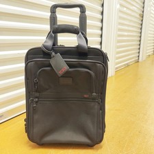 Tumi Alpha Black Ballistic Cabin Luggage Wheeled Small Suitcase Bag 26126DH VGC