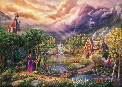 Thomas kinkade disney snow - thomas,