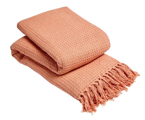 Lisbon throw 100 cotton - cotton, plain