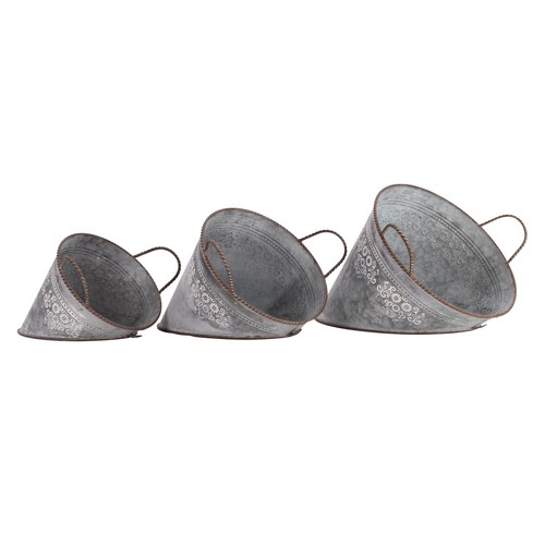 Zinc wall plant - zinc, flower