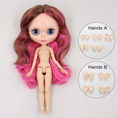 Blyth doll 30cm with pink - with,