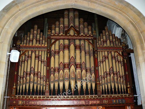 Photo 6x4 organ pipes st - organ,