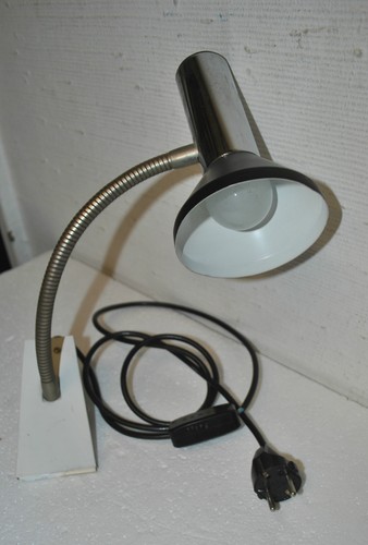 70s lamp table - with, clamp