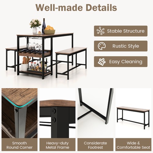Piece dining table - piece, set