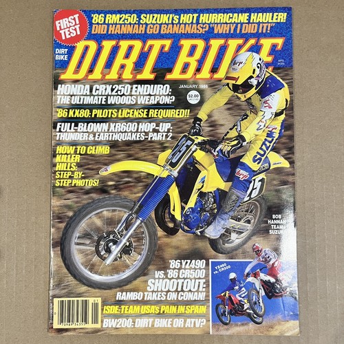 Dirt bike magazine - dirt,