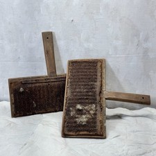 Hand Wooden Wool Carders Wool