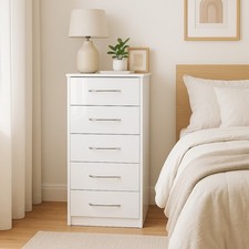 Narrow Gloss Chest of Drawers