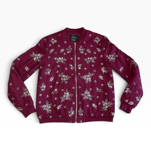 Zara burgundy floral - ,