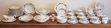 A Beautiful Mid-century Royal Doulton  "Larchmont"  74 Piece Dinner Service