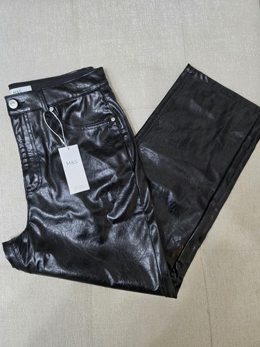 Faux leather black short - faux,