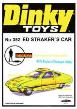 Dinky straker s car - dinky, u.f.o