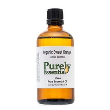 Organic Sweet Orange Essential Oil 10ml 50ml 100ml 100% Pure & Natural, Purely