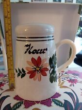 Toni Raymond Flour Dredger Sifter Shaker used vgc Hand painted