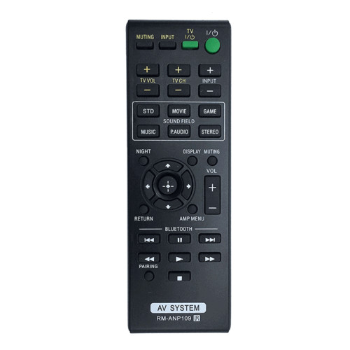 New replaced remote - remote, sony