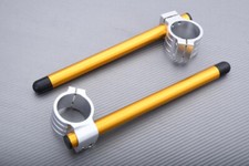 Alu- Gold Pair of Clip Ons Handlebars 50mm YAMAHA YZF R1 YZF-R1 RN01 1998