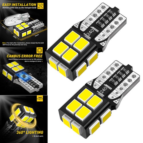 2pcs 501 t10 led - 501, white