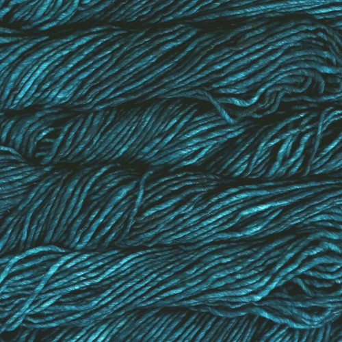 Malabrigo mecha teal - mecha, feather
