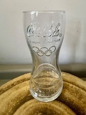 Rare Coca Cola London 2012 Olympic Games Embossed Glass Collectable McDonalds